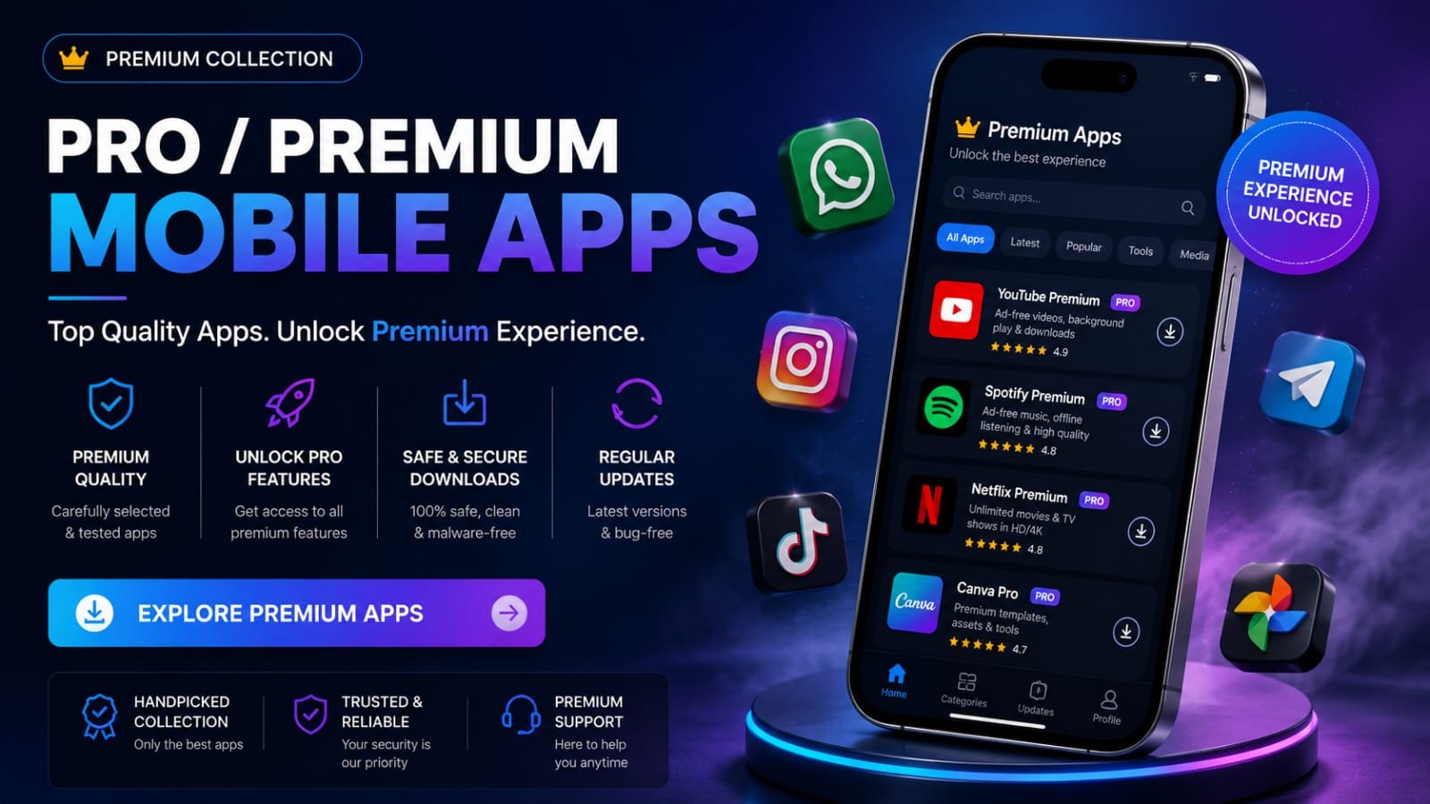 Pro/Premium Mobile Apps